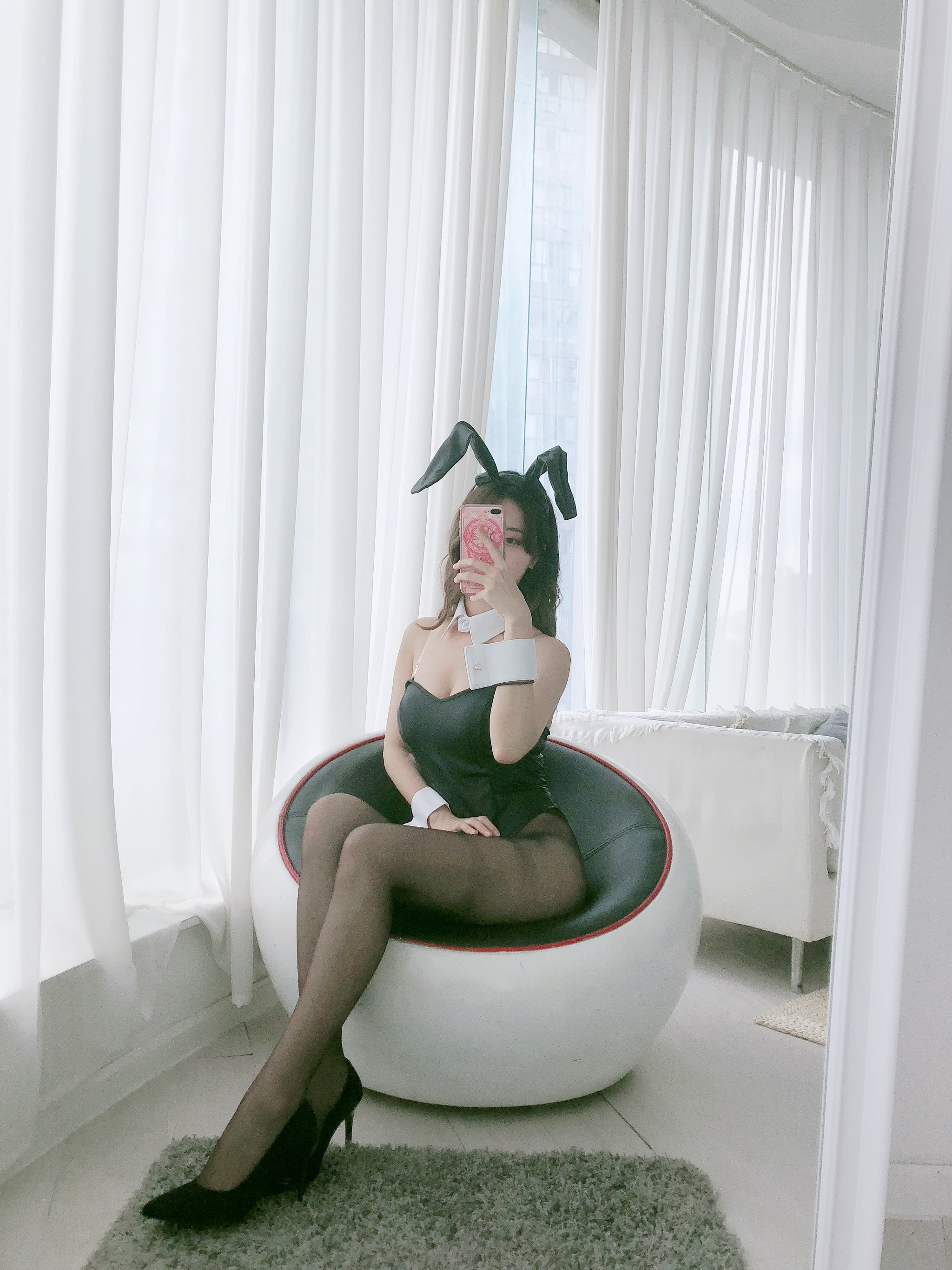 图片[1]-黑川 – NO.026 黑色兔女郎[17P]-XikXak